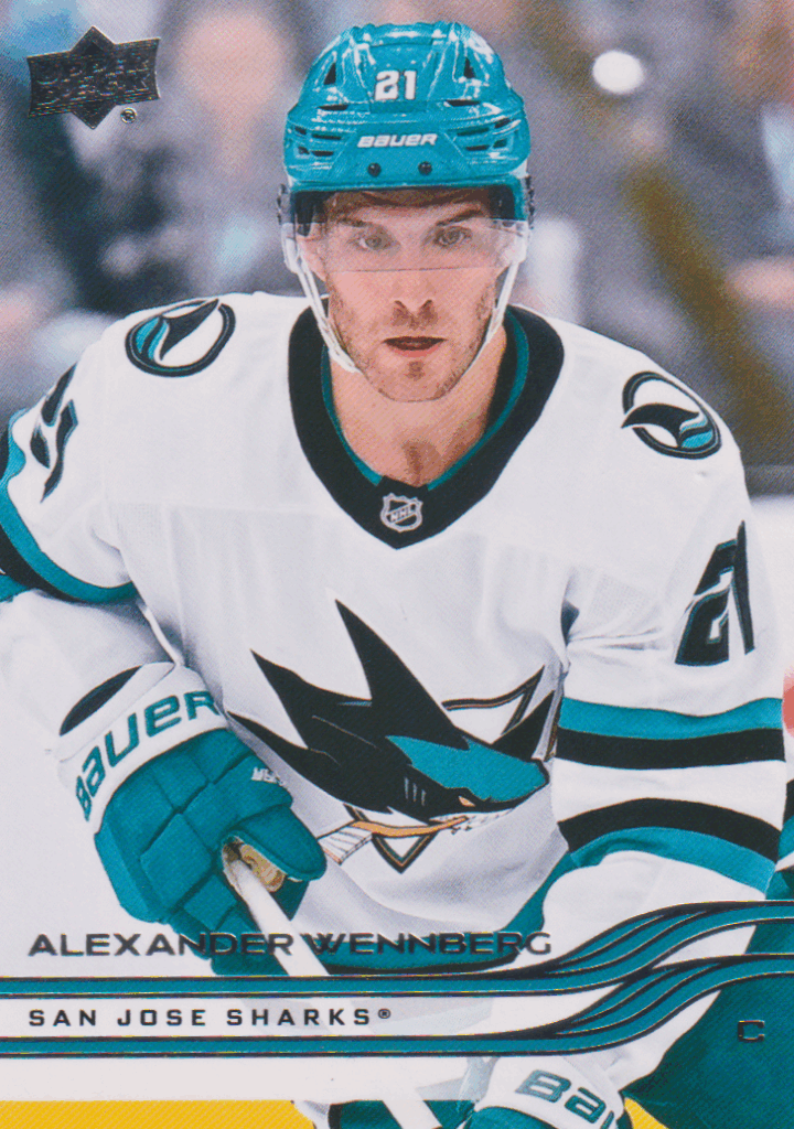2025/26 Upper Deck Series 1 – Alexander Wennberg San Jose Sharks 141