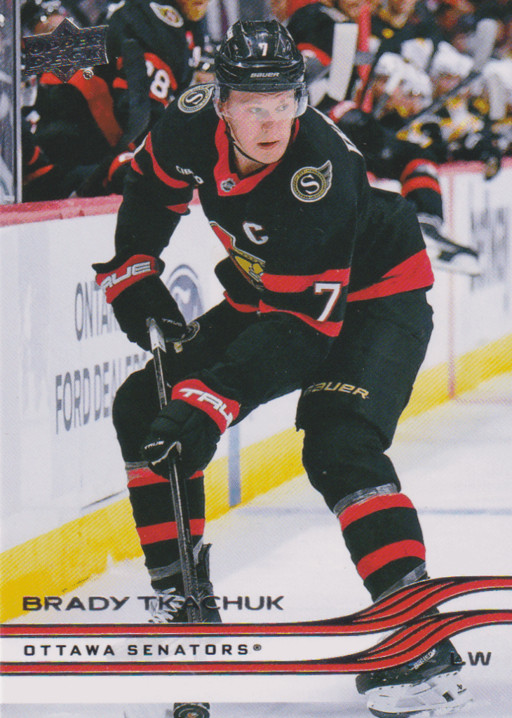 2025/26 Upper Deck Series 1 – Brady Tkachuk Ottawa Senators 121