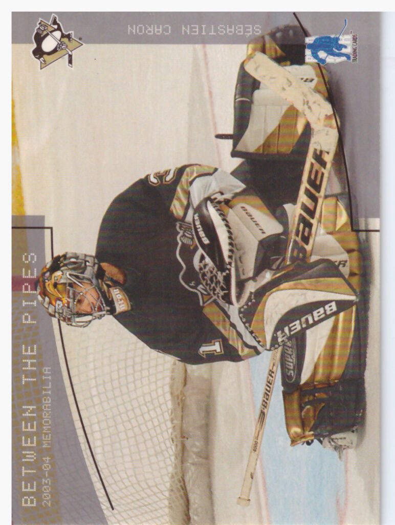 2003/04 ITG Be A Player Memorabilia – Sebastian Caron Pittsburgh Penguins 163