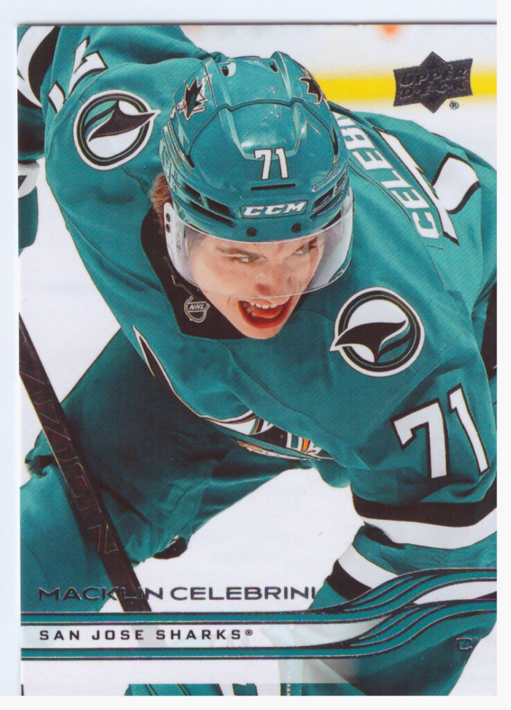 2025/26 Upper Deck Series 1 – Macklin Celebrini San Jose Sharks 136