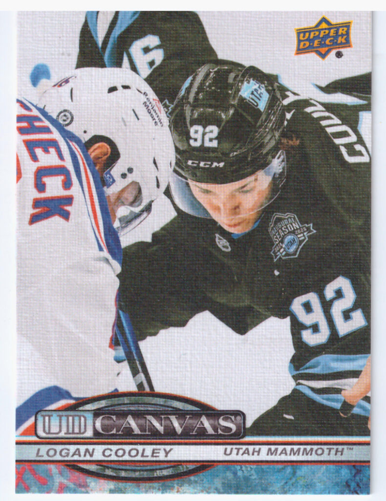 2025/26 Upper Deck Series 1 – Logan Cooley Utah Mammoth C-73