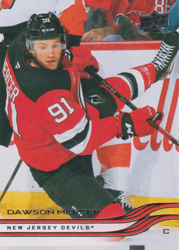 2025/26 Upper Deck Series 1 – Dawson Mercer New Jersey Devils 103