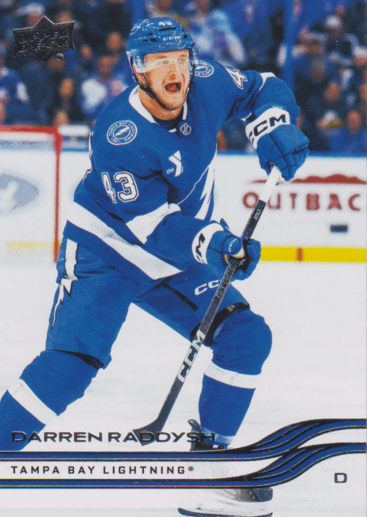 2025/26 Upper Deck Series 1 – Darren Raddysh Tampa Bay Lightning 156
