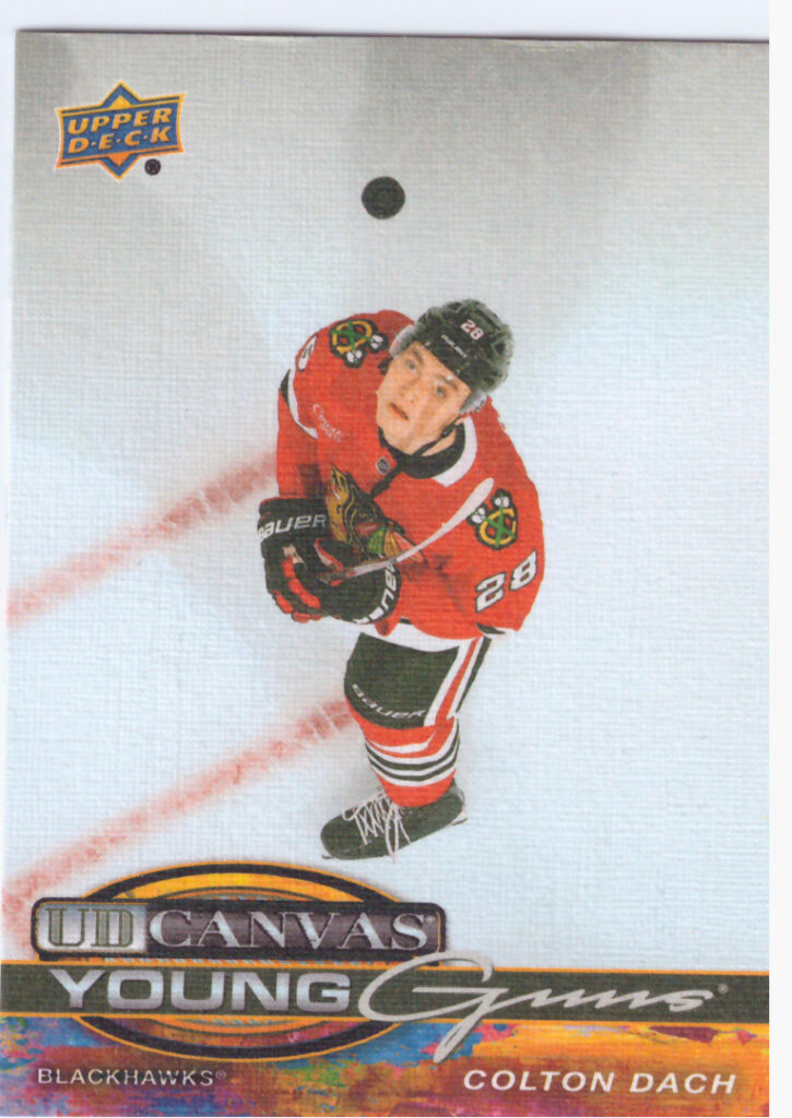 2025/26 Upper Deck Series 1 – Colton Dach Chicago Blackhawks C-110