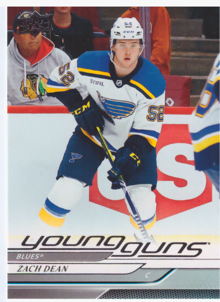 2024/25 Upper Deck Series 1 – Zach Dean St.Louis Blues 213