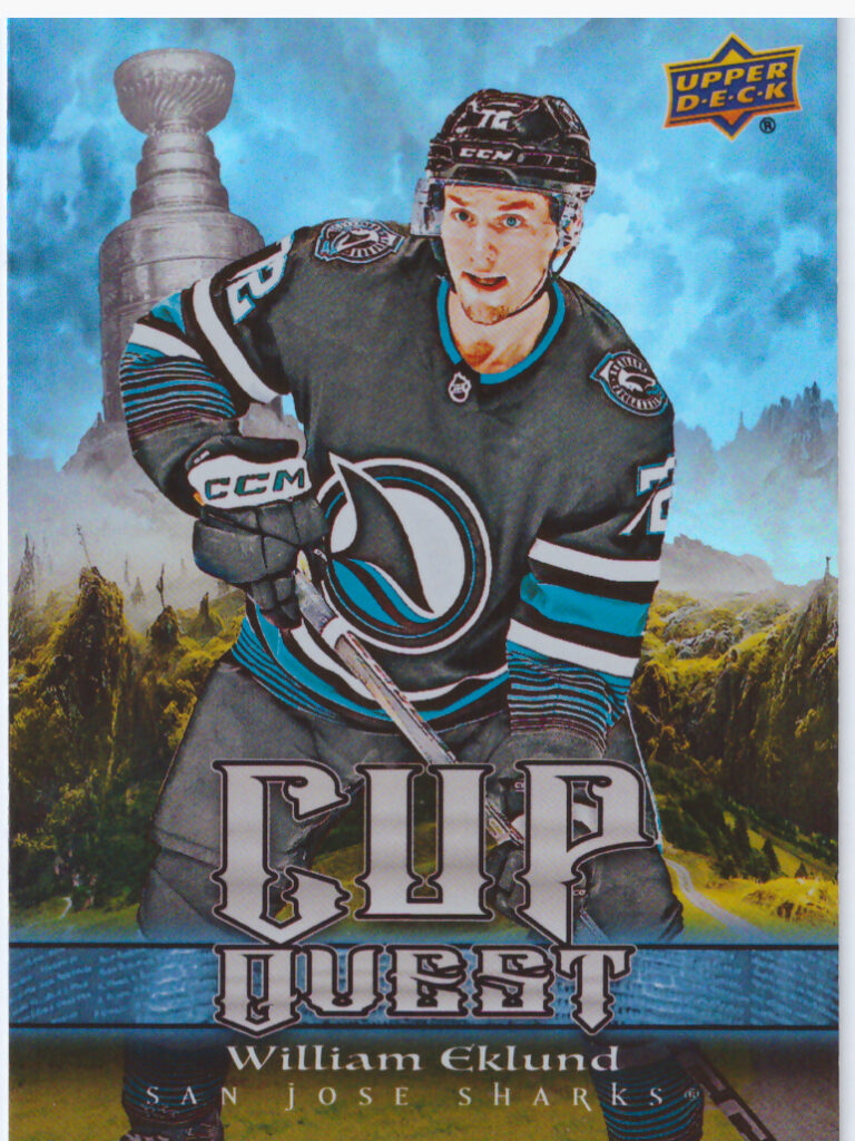 2025/26 Upper Deck Series 1 – William Eklund San Jose Sharks CQ-6