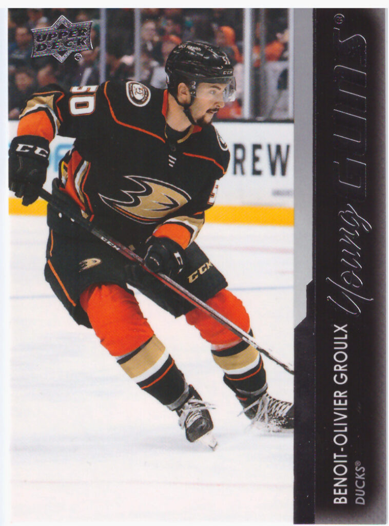 2021/22 Upper Deck Series 2 – Benoit-Olivier Groulx Anaheim Ducks 478