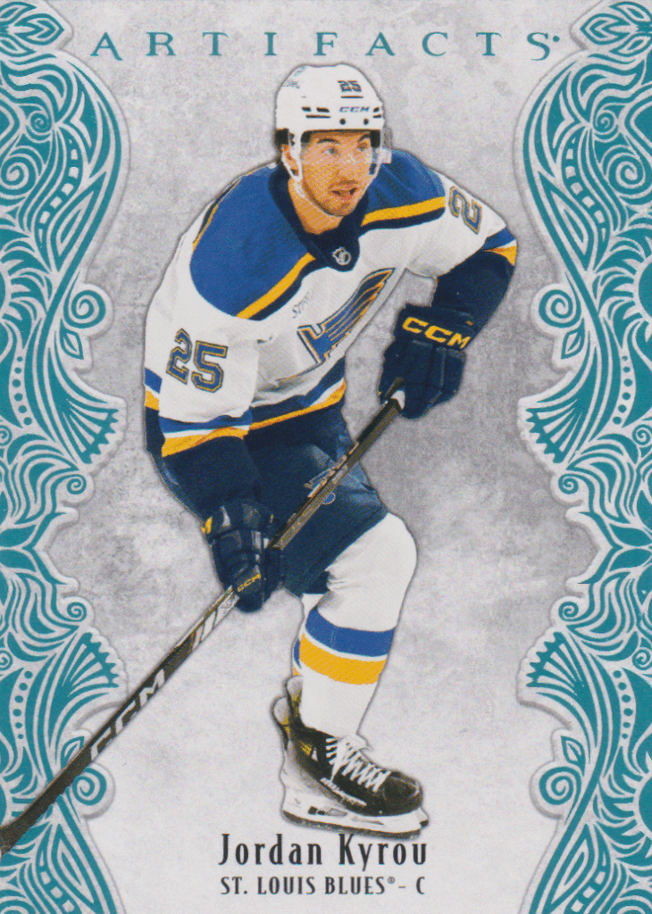 2025/26 Artifacts – Jordan Kyrou St. Louis Blues 53