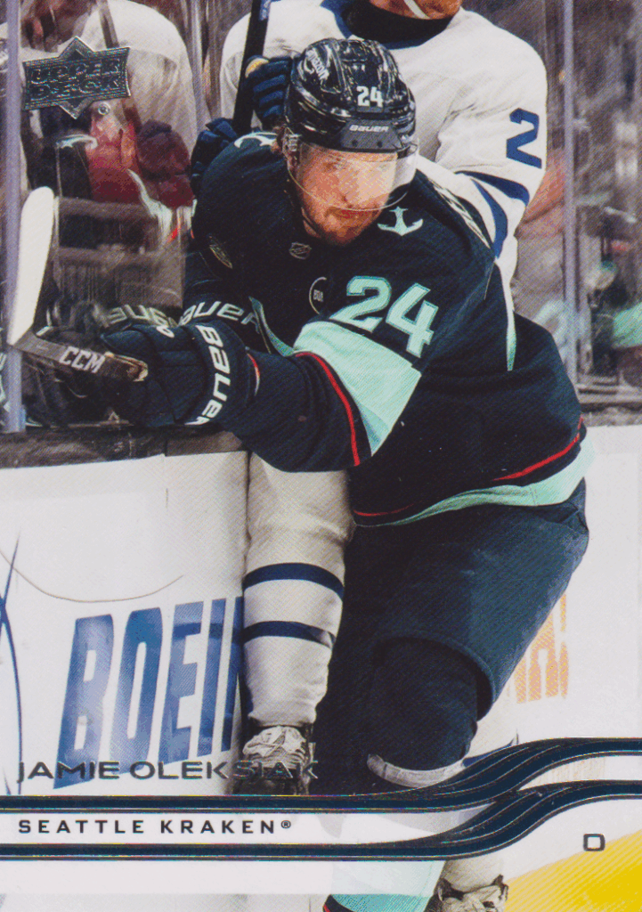 2025/26 Upper Deck Series 1 – Jamie Oleksiak Seattle Kraken 142