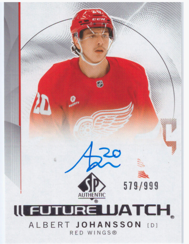 2024/25 SP Authentic – Albert Johansson Detroit Red Wings 171   /999