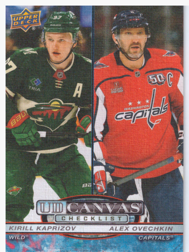 2025/26 Upper Deck Series 1 – Kirill Kaprizov, Alex Ovechkin C-90