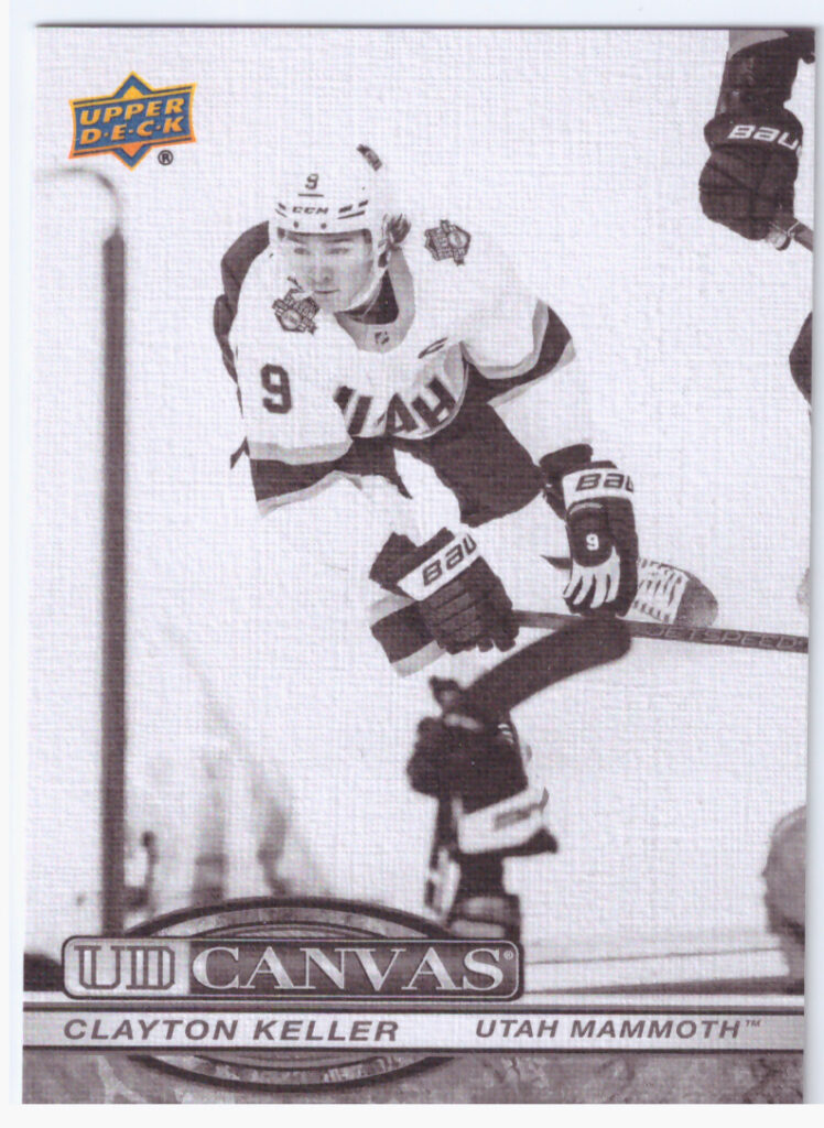 2025/26 Upper Deck Series 1 – Clayton Keller Utah Mammoth C-31