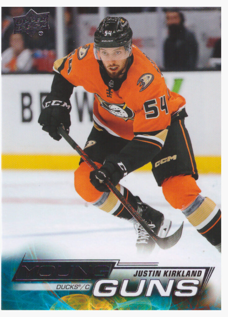 2022/23 UD Extended – Justin Kirkland Anaheim Ducks 725
