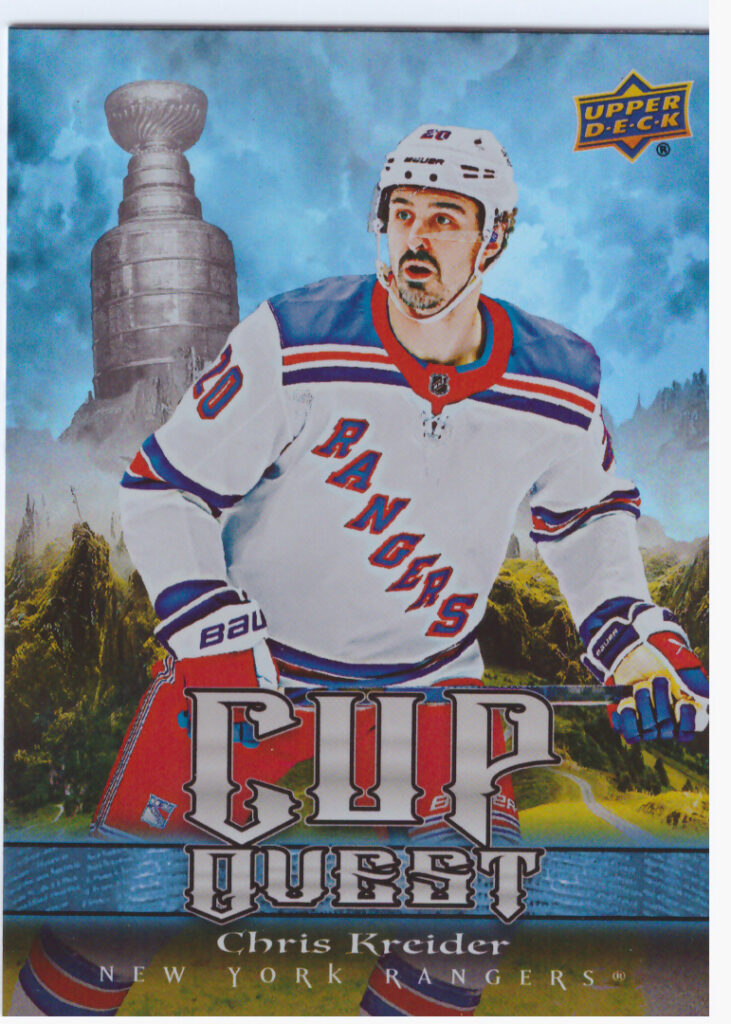 2025/26 Upper Deck Series 1 – Chris Kreider New York Rangers CQ-13