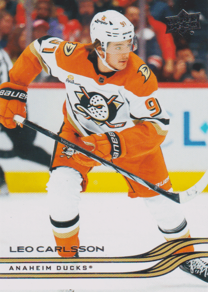 2025/26 Upper Deck Series 1 – Leo Carlsson Anaheim Ducks 2