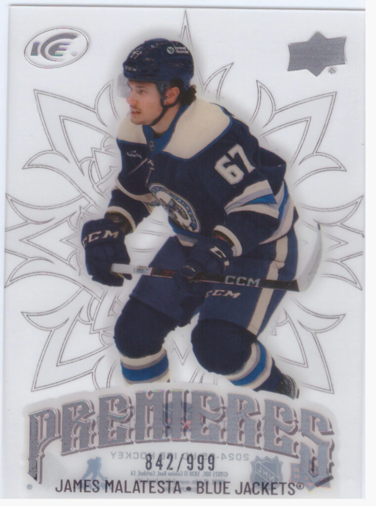2024/25 Ice – James Malatesta Columbus Blue Jackets 175   /999