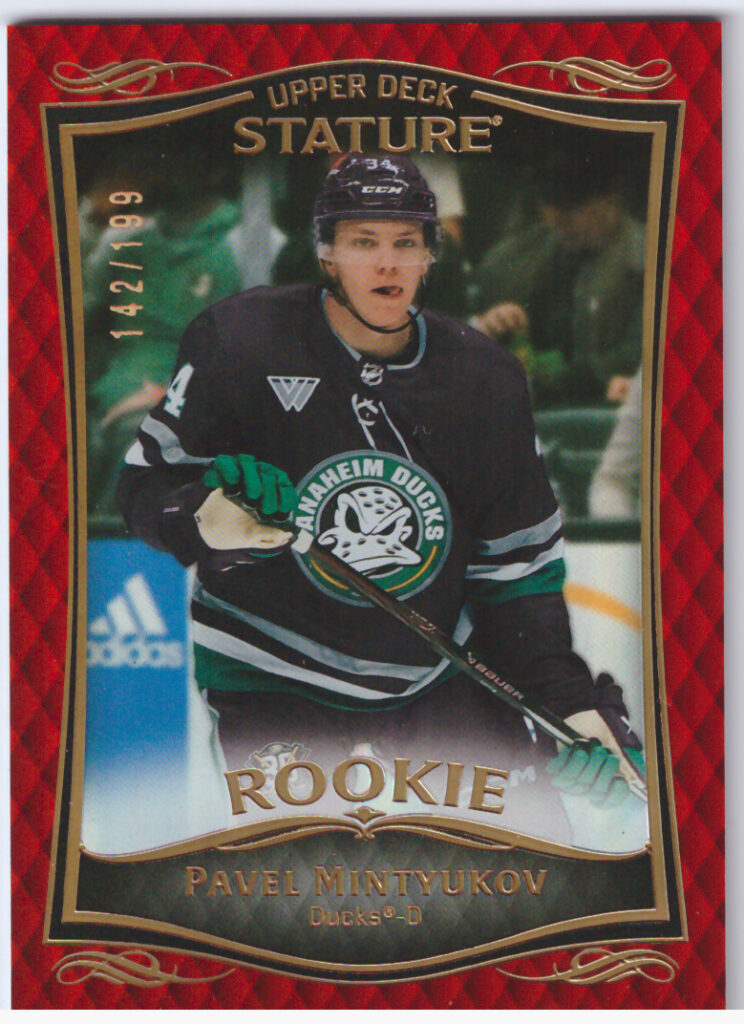 2023/24 Stature – Pavel Mintyukov Anaheim Ducks 49   /199