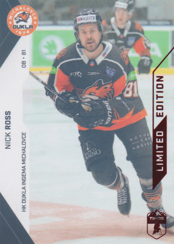 2021/22 Tipos Extraliga – Nick Ross HK Dukla Ingema Michalovce /35