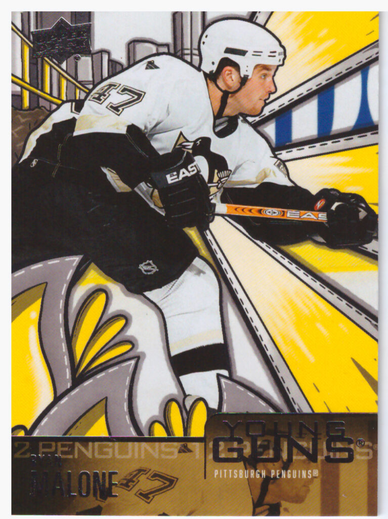 2024/25 Upper Deck Series 1 – Ryan Malone Pittsburgh Penguins YGR-1