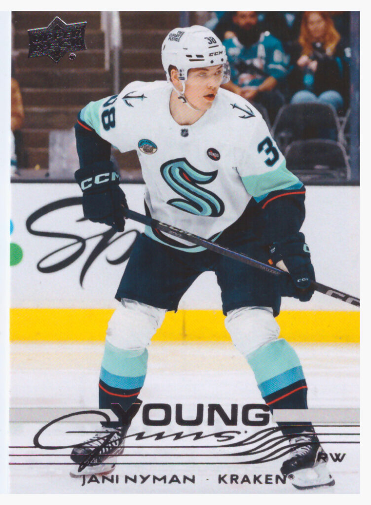 2025/26 Upper Deck Series 1 – Jani Nyman Seattle Kraken 209