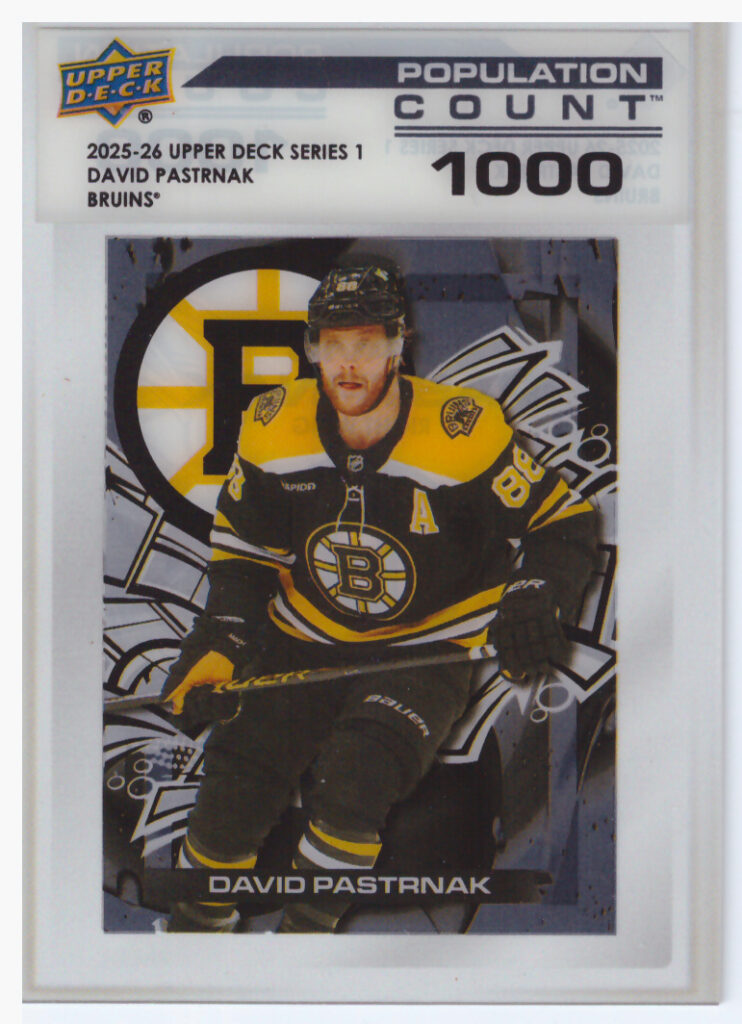 2025/26 Upper Deck Series 1 – David Pastrňák Boston Bruins PC-5   /1000