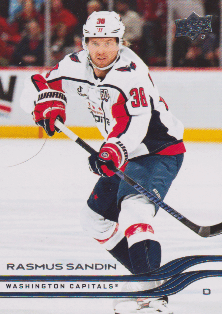 2025/26 Upper Deck Series 1 – Rasmus Sandin Washington Capitals 192