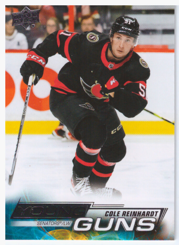 2022/23 Upper Deck Series 2 – Cole Reinhardt Ottawa Senators 458
