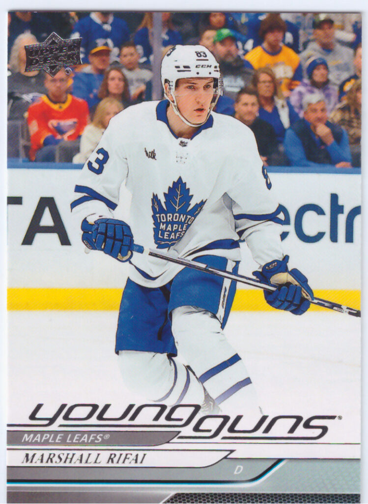 2024/25 Upper Deck Series 1 – Marshall Rifai Toronto Maple Leafs 237