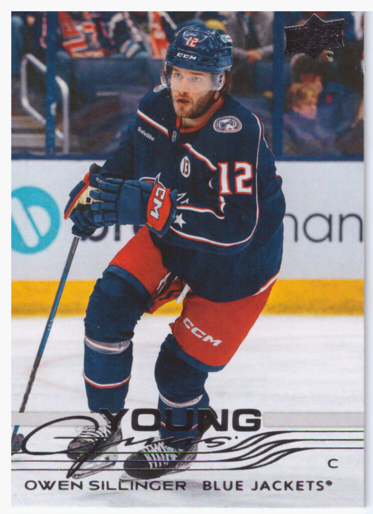 2025/26 Upper Deck Series 1 – Owen Sillinger Columbus Blue Jackets 227