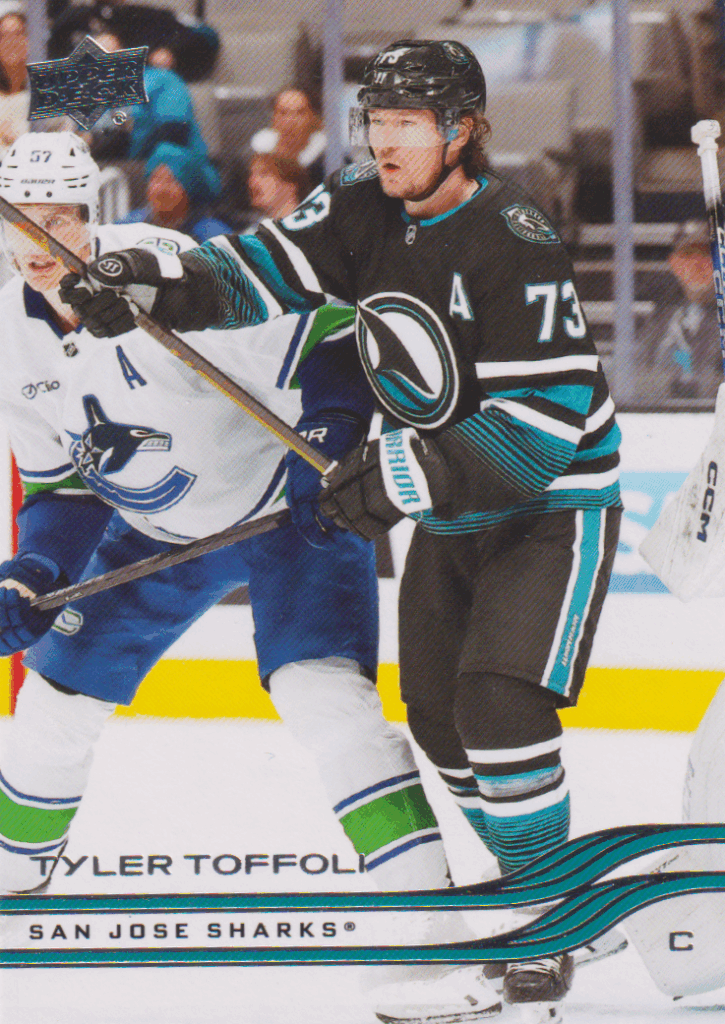 2025/26 Upper Deck Series 1 – Tyler Toffoli San Jose Sharks 140
