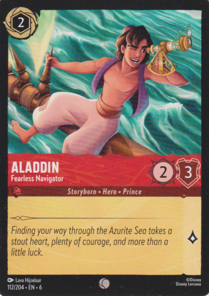 Lorcana 6: Azurite Sea – Aladdin 112