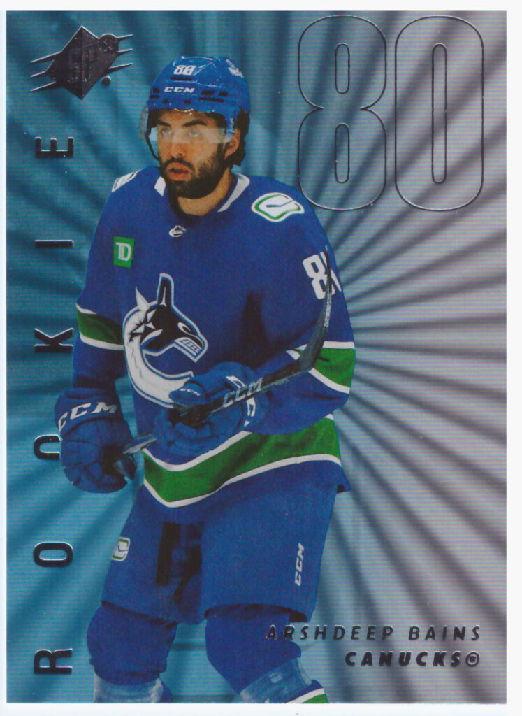 2024/25 SpX – Arshdeep Bains Vancouver Canucks 118