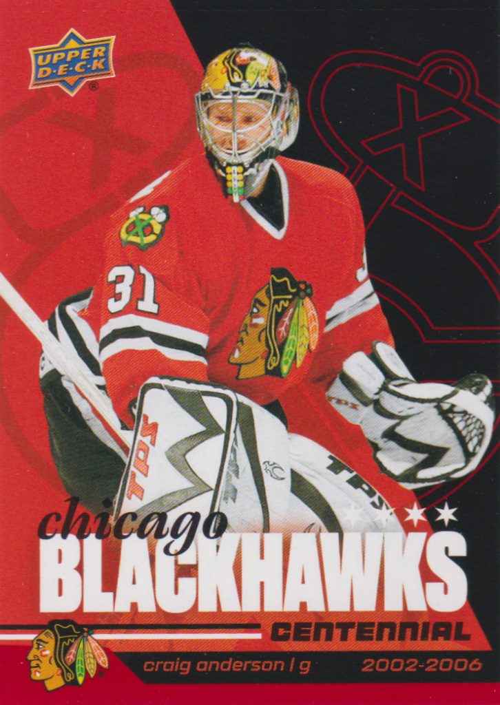2025/26 Chicago Blackhawks Centennial – Craig Anderson 66