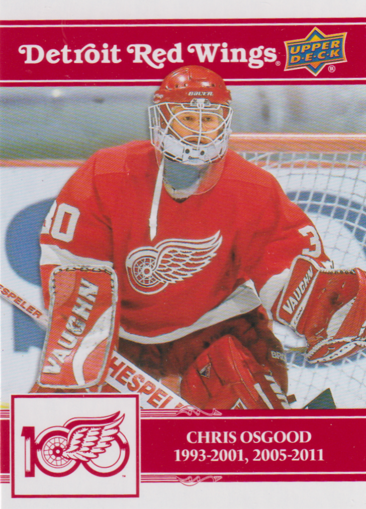 2025/26 Detroit Red Wings Centennial – Chris Osgood 63