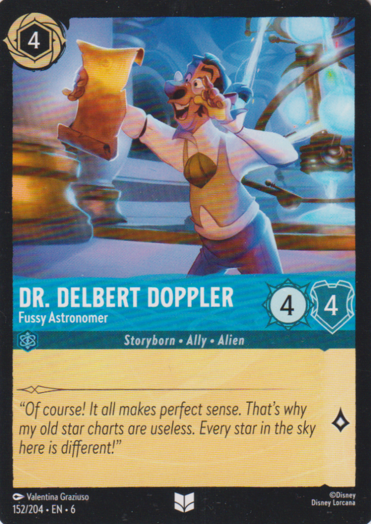 Lorcana 6: Azurite Sea – Dr. Delbert Doppler 152