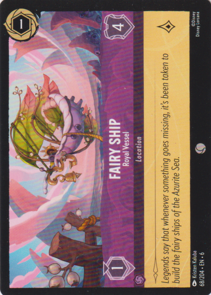 Lorcana 6: Azurite Sea – Fairy ship 68