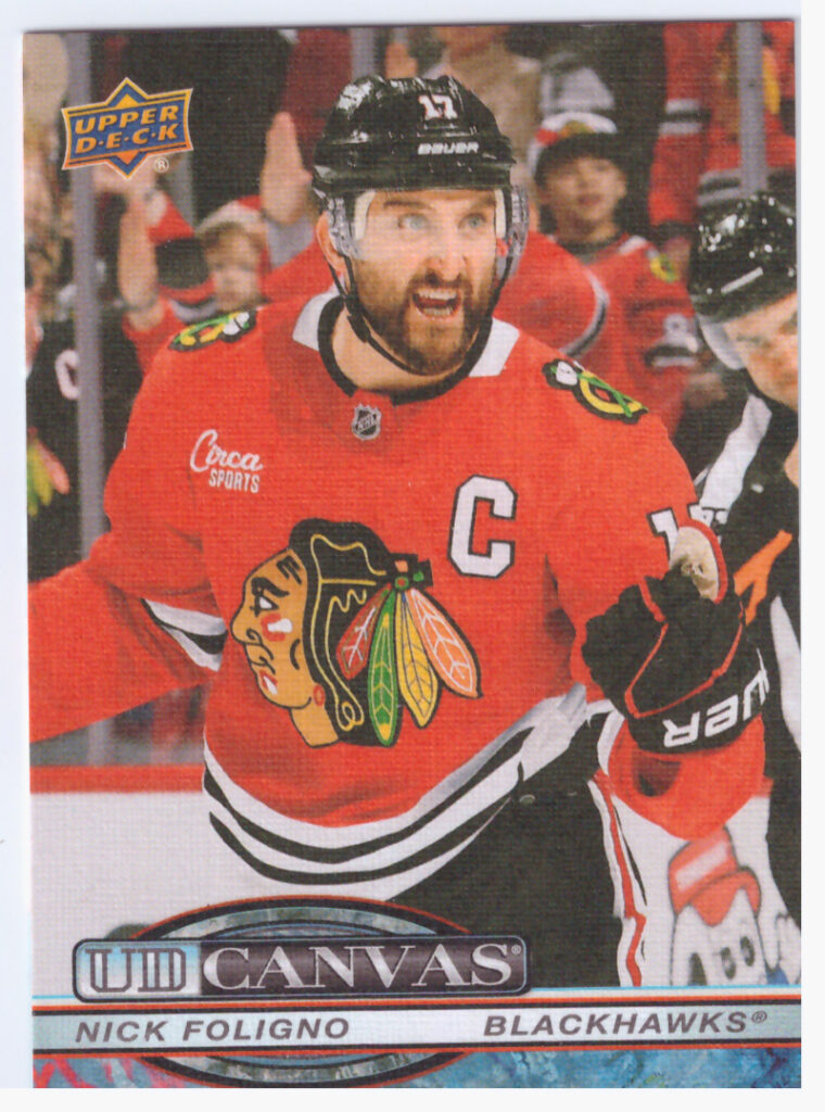 2025/26 Upper Deck Series 1 – Nick Foligno Chicago Blackhawks C-18