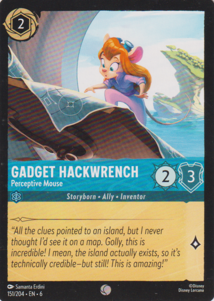 Lorcana 6: Azurite Sea – Gadget Hackwrench 151