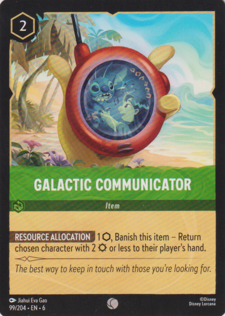 Lorcana 6: Azurite Sea – Galactic Communicator 99