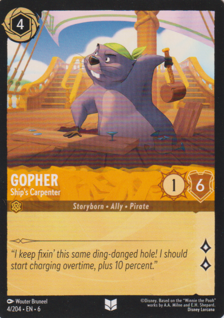 Lorcana 6: Azurite Sea – Gopher 4