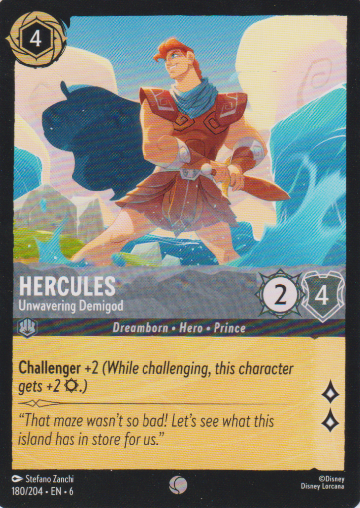 Lorcana 6: Azurite Sea – Hercules 180