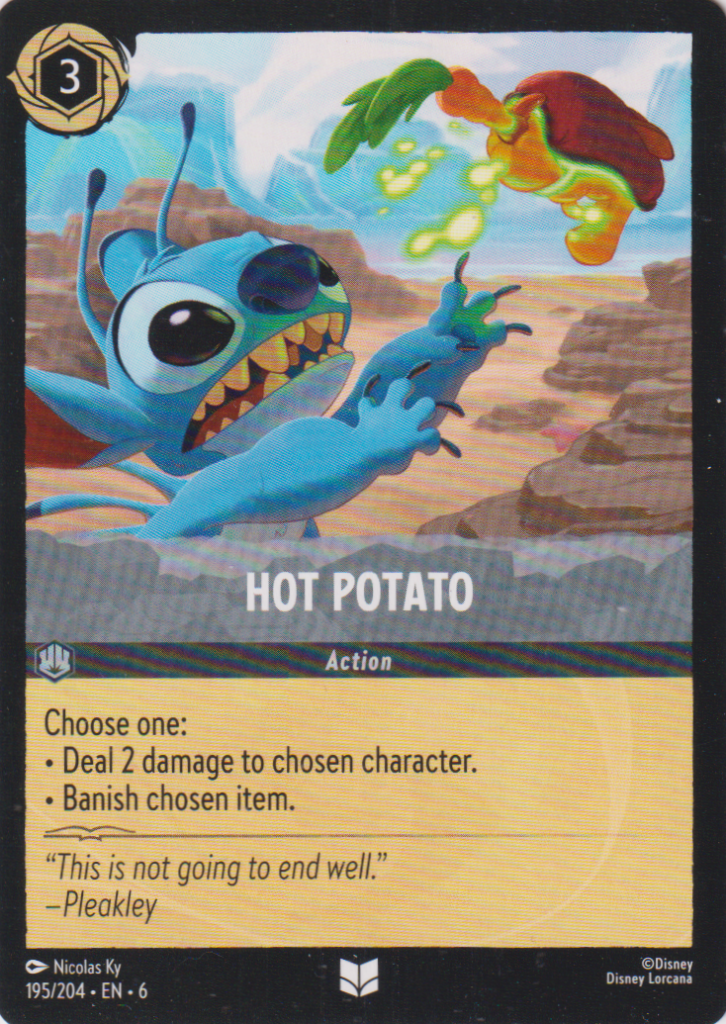 Lorcana 6: Azurite Sea – Hot Potato 195