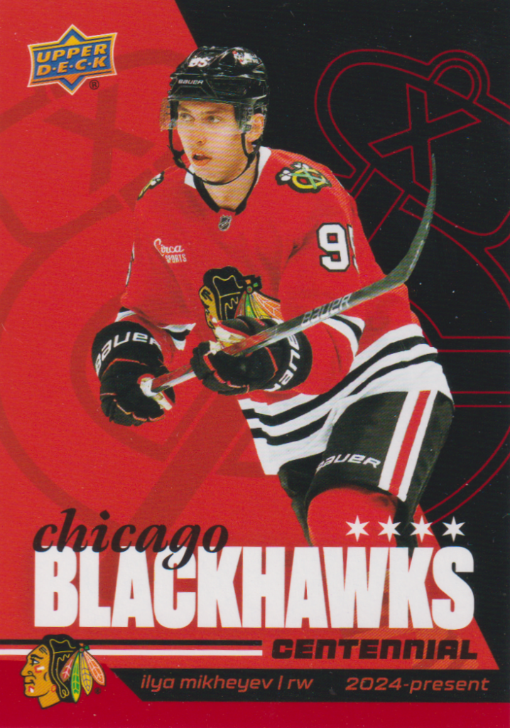 2025/26 Chicago Blackhawks Centennial – Ilya Mikheyev 25