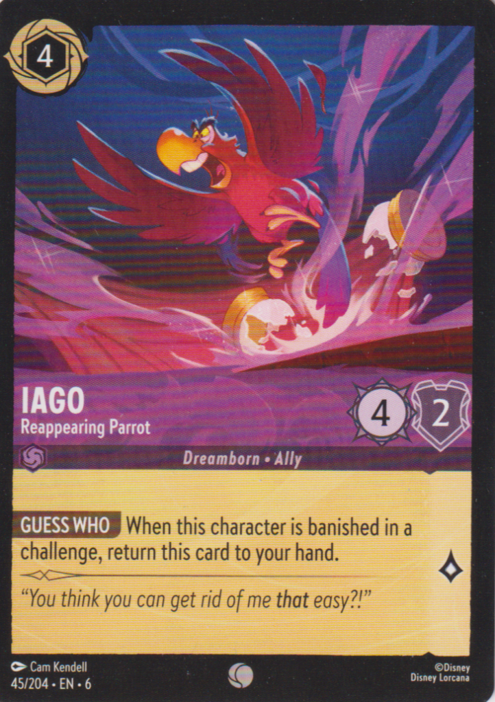 Lorcana 6: Azurite Sea – Iago 45