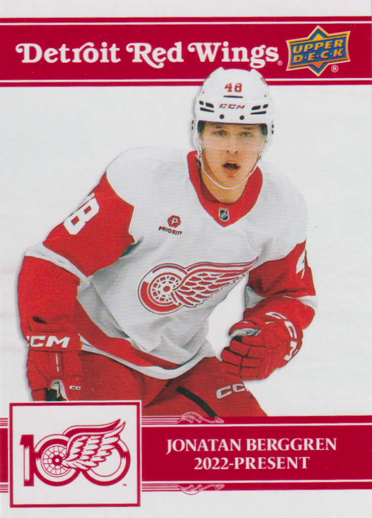 2025/26 Detroit Red Wings Centennial – Jonatan Berggren 71