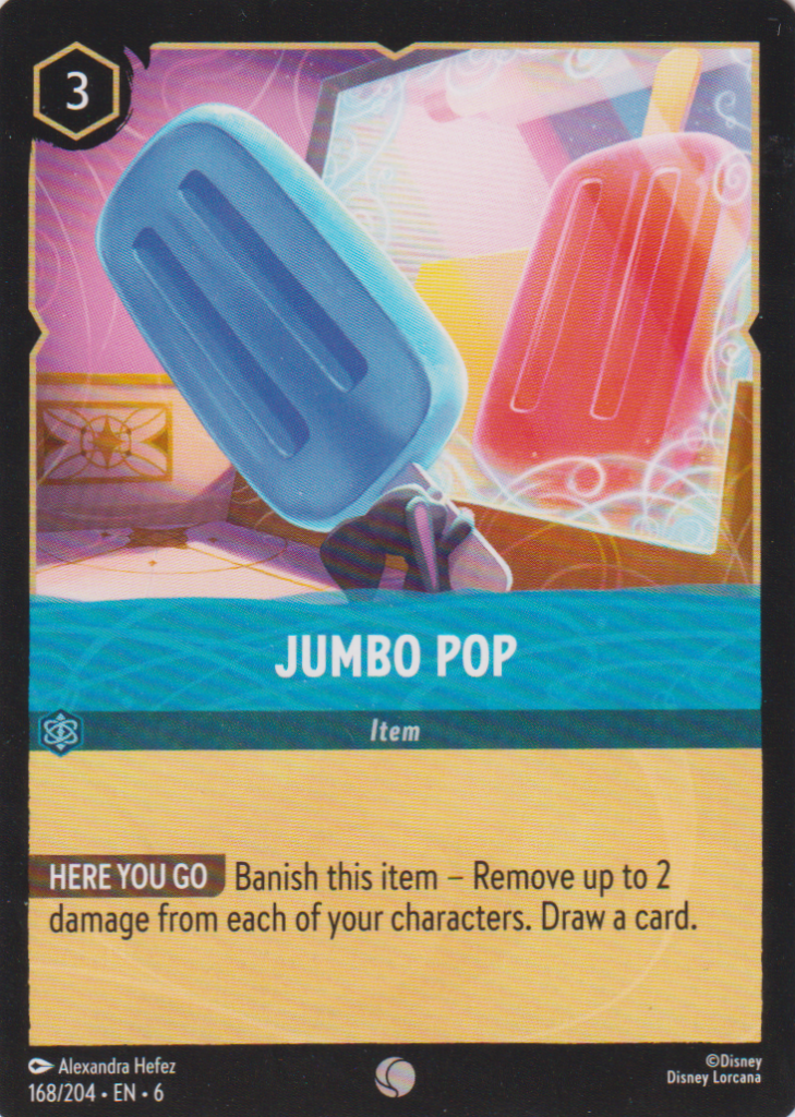 Lorcana 6: Azurite Sea – Jumbo Pop 168