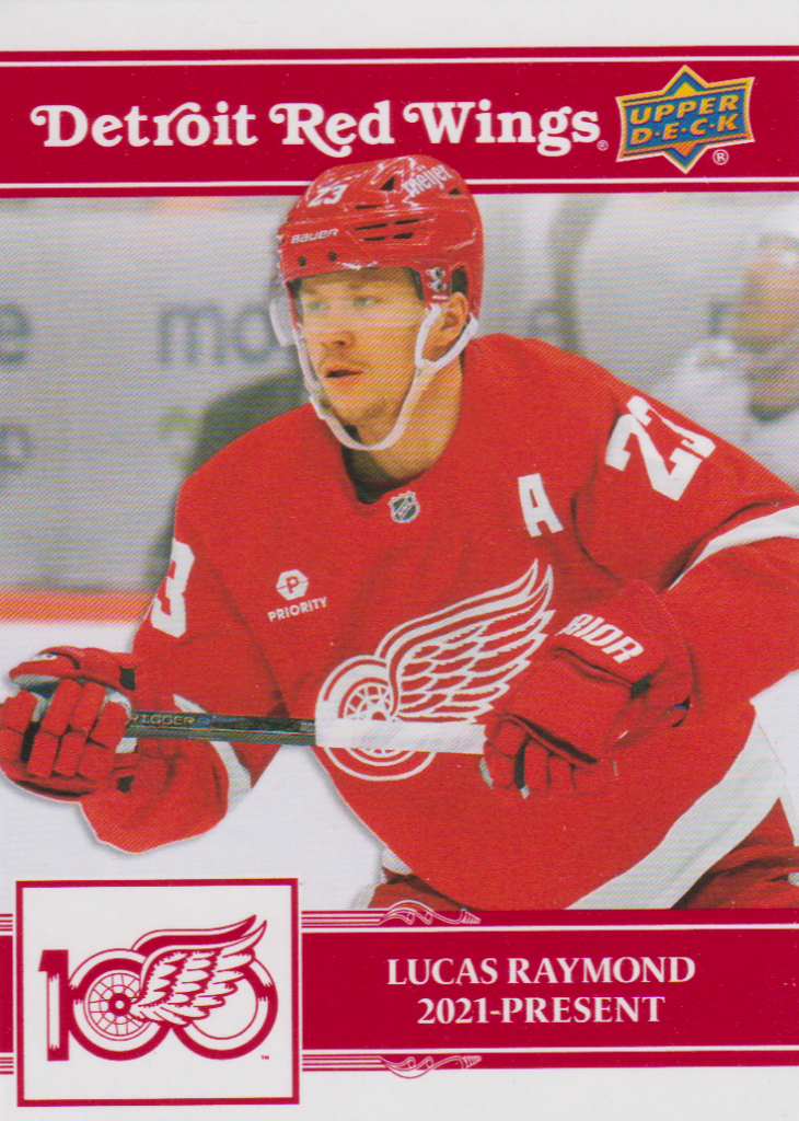 2025/26 Detroit Red Wings Centennial – Lucas Raymond 92