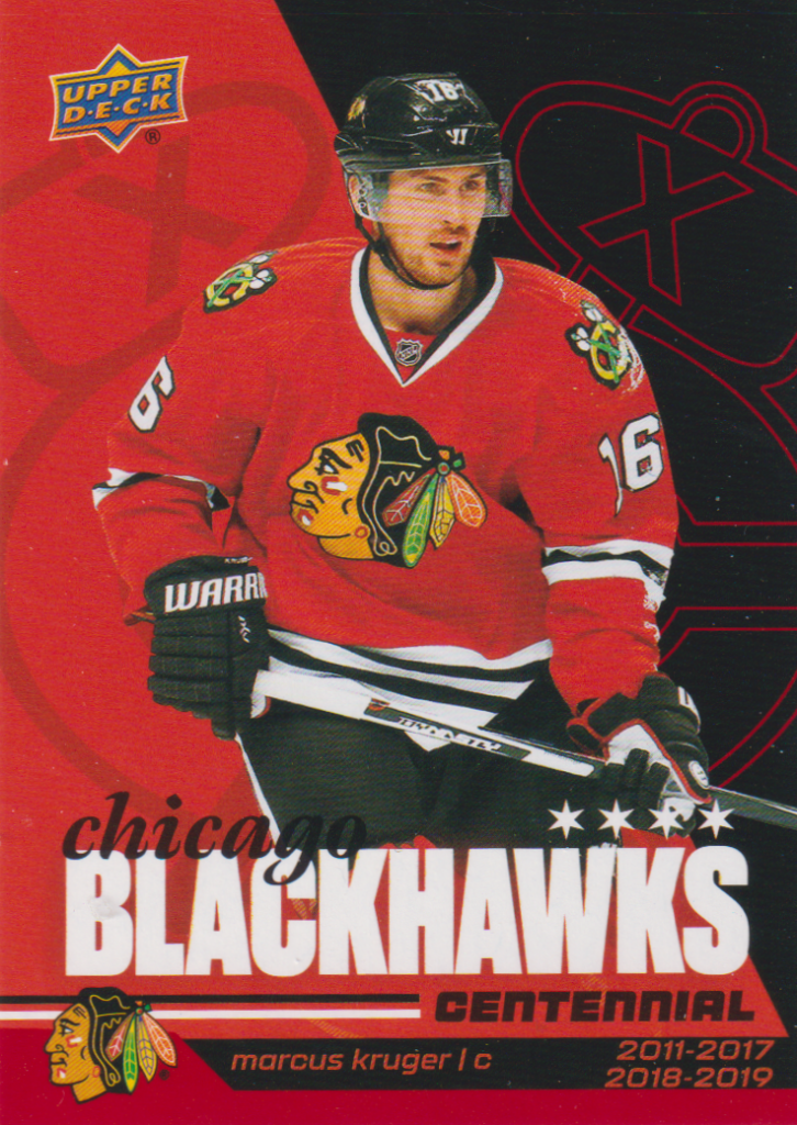 2025/26 Chicago Blackhawks Centennial – Marcus Kruger 78