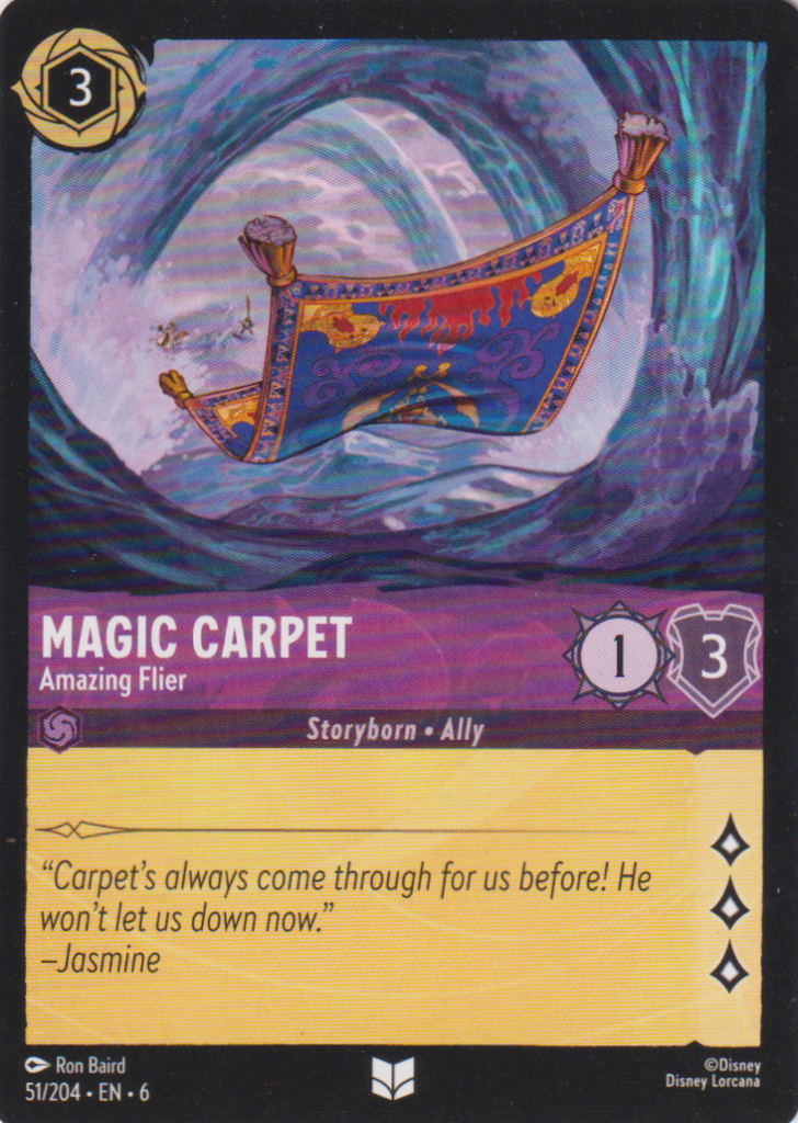 Lorcana 6: Azurite Sea – Magic Carpet 51