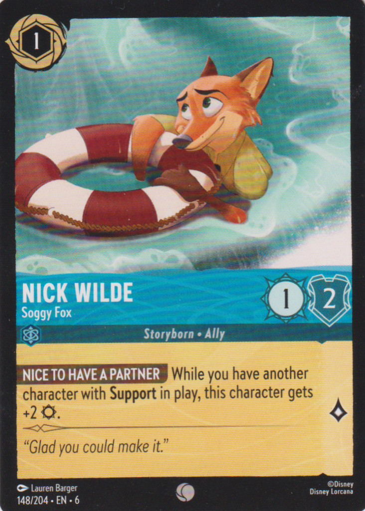 Lorcana 6: Azurite Sea – Nick Wilde 148
